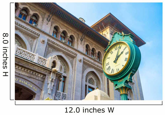 Bank's Clock Wall Decal