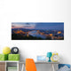 Budapest Panorama with Danube Wall Decal Panoramic Wall Decal
