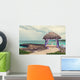 Relaxing on remote Tropical Paradise beach in Dominican Republic Wall Mural