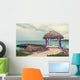 Relaxing on remote Tropical Paradise beach in Dominican Republic Wall Mural