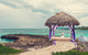 Relaxing on remote Tropical Paradise beach in Dominican Republic Wall Mural