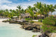 Relaxing on remote Tropical Paradise beach in Dominican Republic Wall Mural