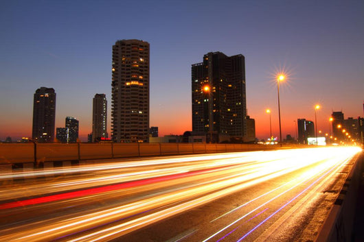 Moving Blur Light Traffic Wall Decal
