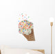 Vanilla Ice Cream Cone Wall Decal