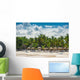 Relaxing on remote Tropical Paradise beach in Dominican Republic Wall Mural