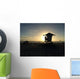Venice Beach Lifeguard Silhouette Wall Decal