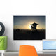 Venice Beach Lifeguard Silhouette Wall Decal