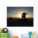Venice Beach Lifeguard Silhouette Wall Decal