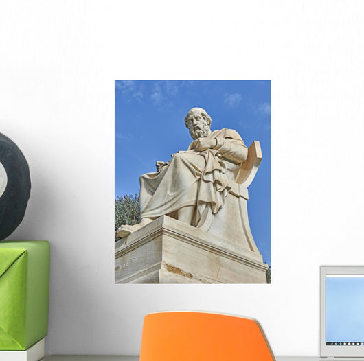 Plato Greek Philosopher Statue Wall Decal