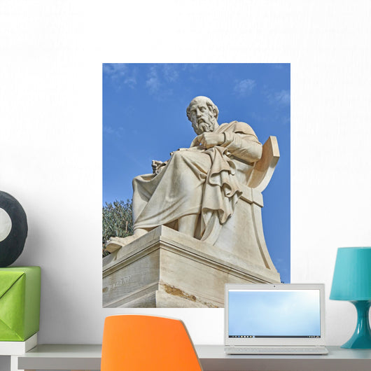 Plato Greek Philosopher Statue Wall Decal