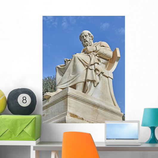 Plato Greek Philosopher Statue Wall Decal