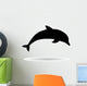 Silhouette Dolphin Wall Decal