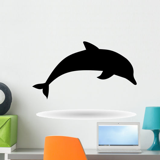 Silhouette Dolphin Wall Decal