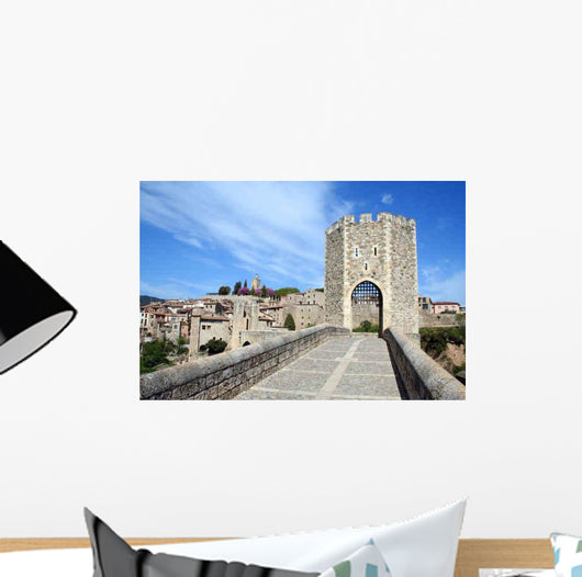 Puente Medieval Besalu Girona Wall Decal