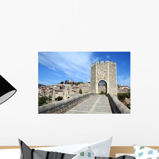 Puente Medieval Besalu Girona Wall Decal