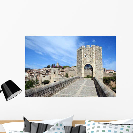 Puente Medieval Besalu Girona Wall Decal