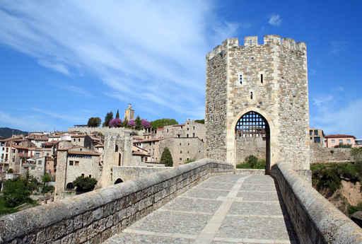 Puente Medieval Besalu Girona Wall Decal