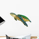 Hawksbill Sea Turtle White Wall Decal