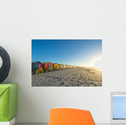 Sunrise Famous Colorful Beach Wall Decal