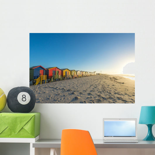 Sunrise Famous Colorful Beach Wall Decal