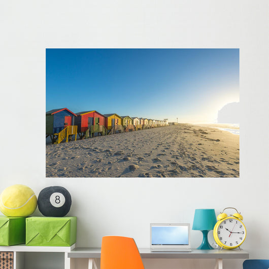 Sunrise Famous Colorful Beach Wall Decal