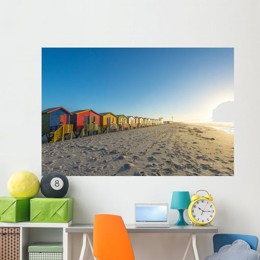 Sunrise Famous Colorful Beach Wall Decal