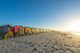 Sunrise Famous Colorful Beach Wall Decal