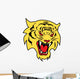Tiger Head Mascot Wall Decal