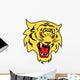 Tiger Head Mascot Wall Decal