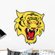 Tiger Head Mascot Wall Decal
