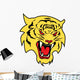 Tiger Head Mascot Wall Decal