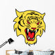 Tiger Head Mascot Wall Decal