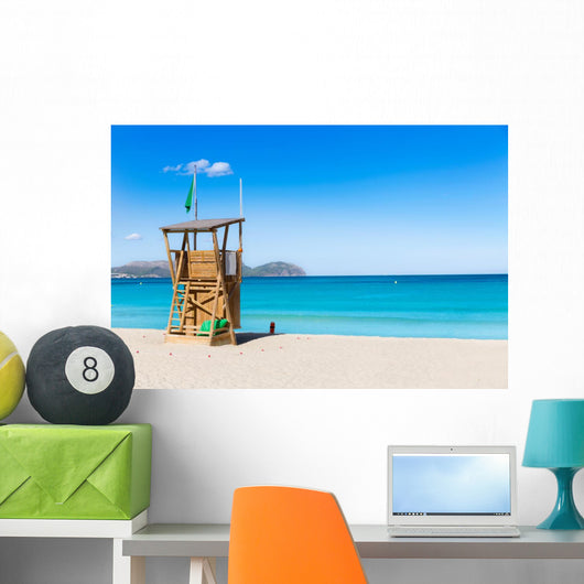 Mallorca Can Picafort Beach Wall Decal