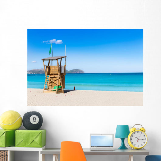 Mallorca Can Picafort Beach Wall Decal