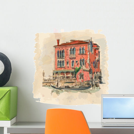 Venice Grand Canal Ancient Wall Decal