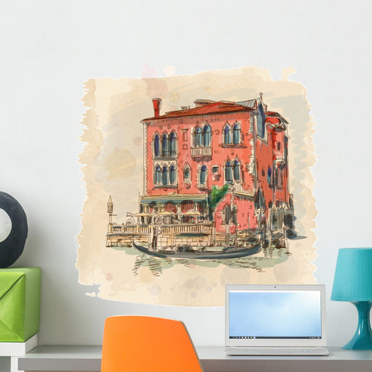 Venice Grand Canal Ancient Wall Decal