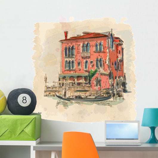 Venice Grand Canal Ancient Wall Decal