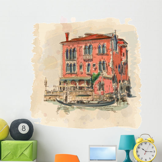 Venice Grand Canal Ancient Wall Decal