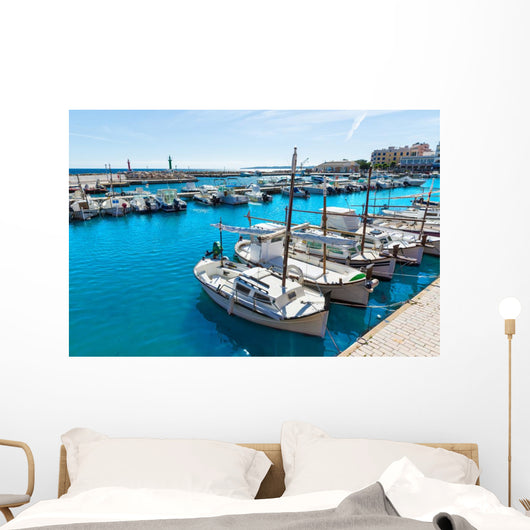 Majorca Cala Bona Marina Wall Decal