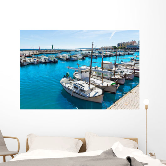 Majorca Cala Bona Marina Wall Decal