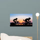 Triathlon Beach Evening Time Wall Decal