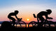 Triathlon Beach Evening Time Wall Decal