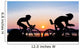 Triathlon Beach Evening Time Wall Decal