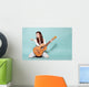 Smiling Beautiful Young Girl Wall Decal