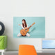 Smiling Beautiful Young Girl Wall Decal