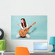 Smiling Beautiful Young Girl Wall Decal