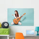 Smiling Beautiful Young Girl Wall Decal