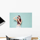 Fashion Stylish Woman Dancing Wall Decal
