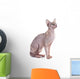 Sphynx Hairless Cat Wall Decal