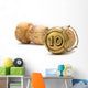 Champagnerkorken Jubilaum 10 Jahre Wall Decal